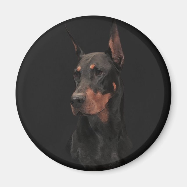 Aimant Doberman Pinscher (Devant)