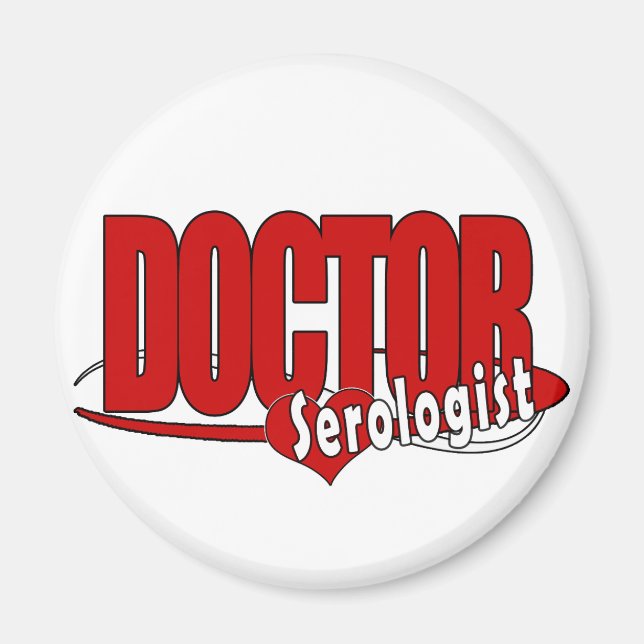 AIMANT DOCTEUR SEROLOGIST DE LOGO (Devant)