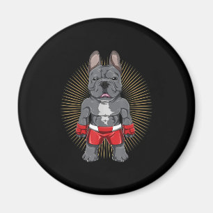 Aimant Dog Lover Brave French Bulldog