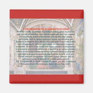 Aimant Dogma de Fide "Ecclesiam supplémentaire Nulla