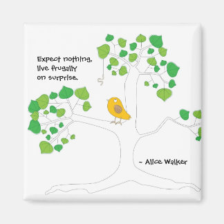 Aimant d'oiseaux et d'arbres