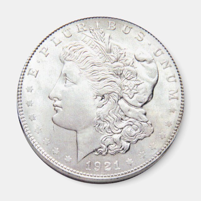 AIMANT DOLLAR MORGAN SILVER (Devant)