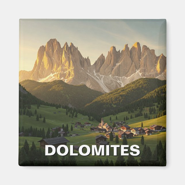 Aimant Dolomites Italie Travel (Devant)