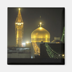 Aimant Dôme doré du Complexe Sanctuaire Imam Reza à