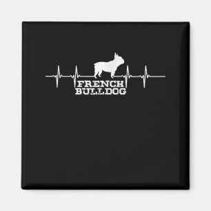 Aimant Don de chien French Bulldog Heart