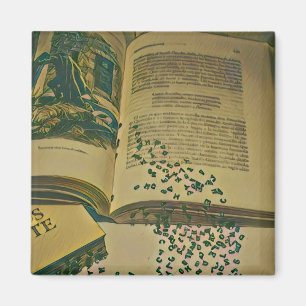 Aimant Don pour amoureux de bibliothèque