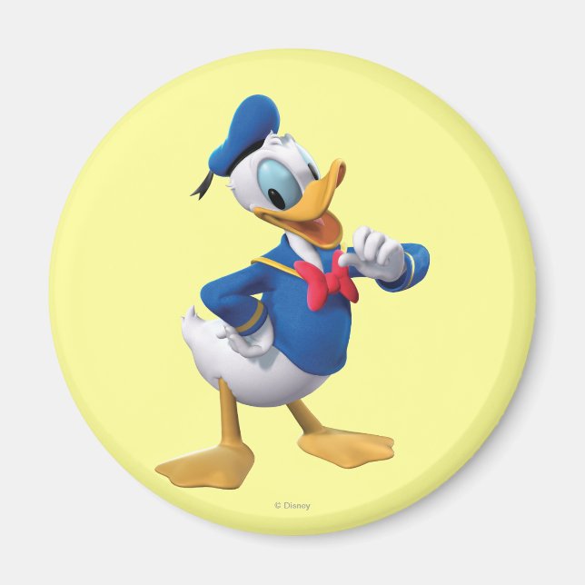 Aimant Donald Duck | Arme vers le haut (Devant)