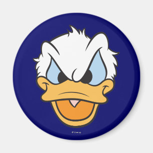 Aimant Donald Duck   Closeup visage en colère