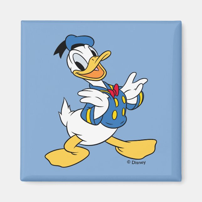 Aimant Donald Duck | Pose Fière (Devant)