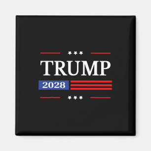 Aimant Donald Trump 2028 Président américain Drapeau Pro