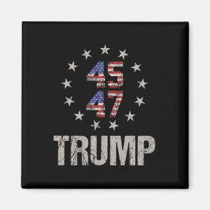 Aimant Donald Trump 47 Président des États-Unis 2024 Chem