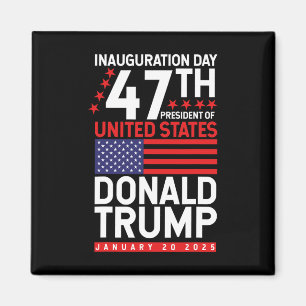Aimant Donald Trump a gagné l'inauguration de l'élection 