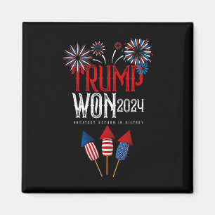 Aimant Donald Trump a gagné l'inauguration de l'élection 