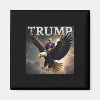 Aimant Donald Trump Eagle Président américain Amérique