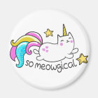 Donc Meowgical Cute Unicorn kitty parties scintill