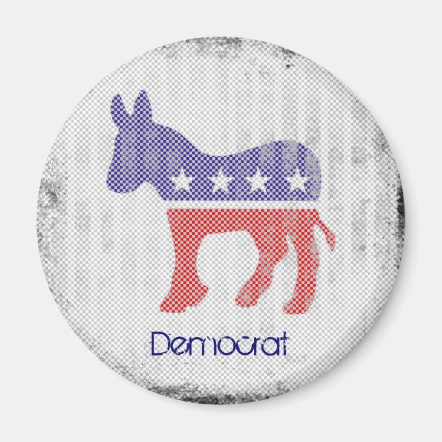 Aimant Donkey du Parti Démocrate (Devant)