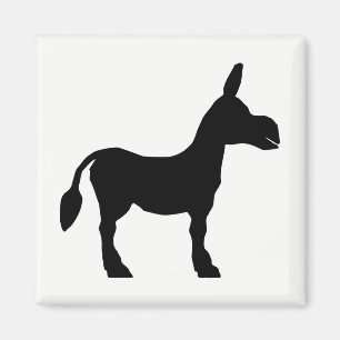 Aimant Donkey silhouette