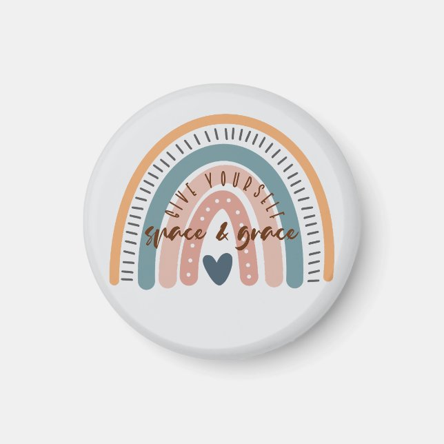 Aimant Donnez-vous de l'espace et de la grâce (Devant)
