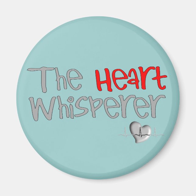 Aimant Dons Cardiologiste "The Heart Whisperer" (Devant)