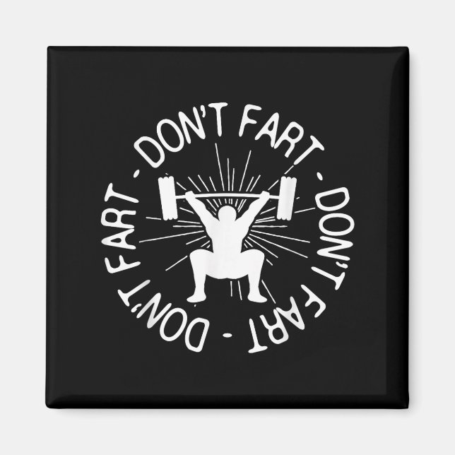 Aimant Dont Far Funny Fitness Gym Gift  (Devant)