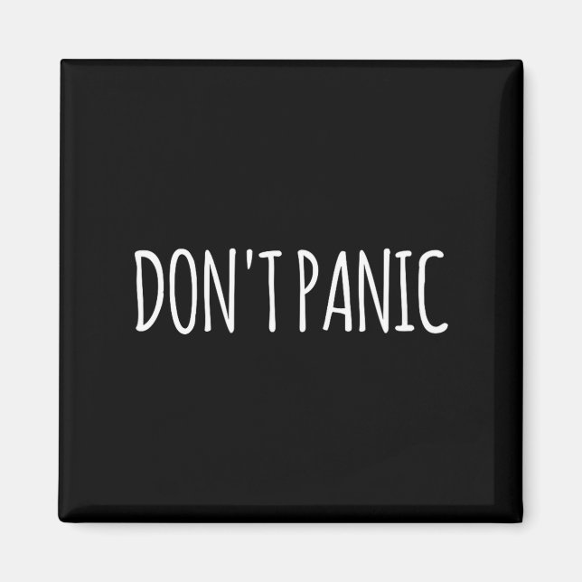 Aimant Don't Panic  (Devant)