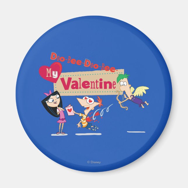 Aimant Doo-Bee My Valentine (Devant)