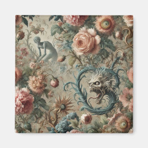 Aimant Doom habitable - Gothique victorien design floral