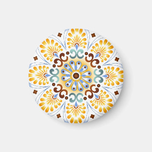 Aimant d'or de mandala