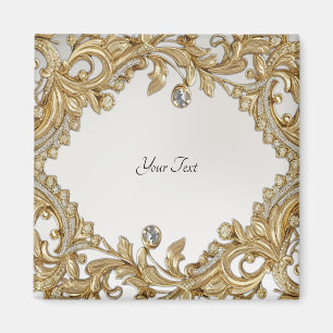 Aimant d'or décoratif