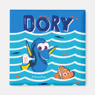 Aimant Dory et Nemo Amour à la nage