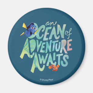Aimant Dory et Nemo  Un océan d'aventures attend