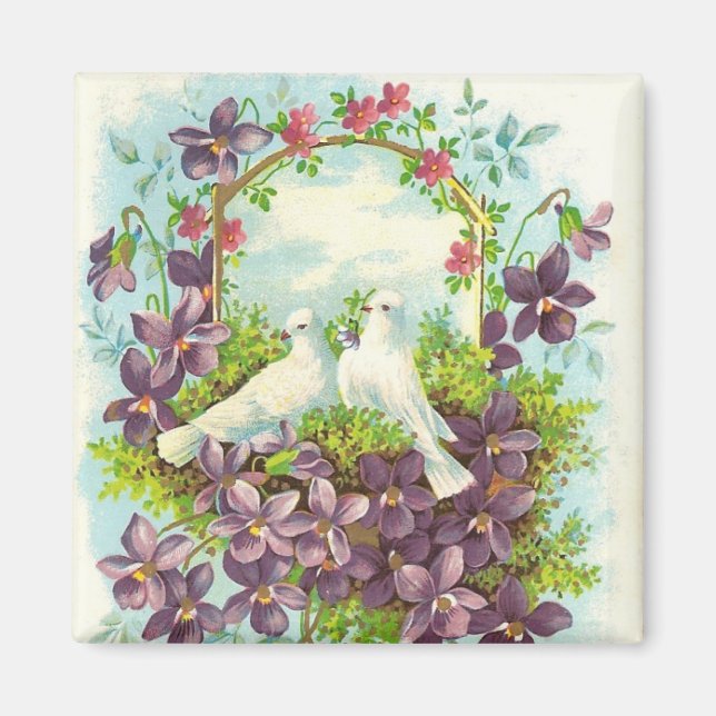 Aimant Doses et fleurs (Devant)