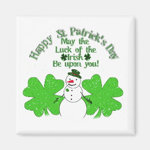 Aimant Doublement Lucky Snowman