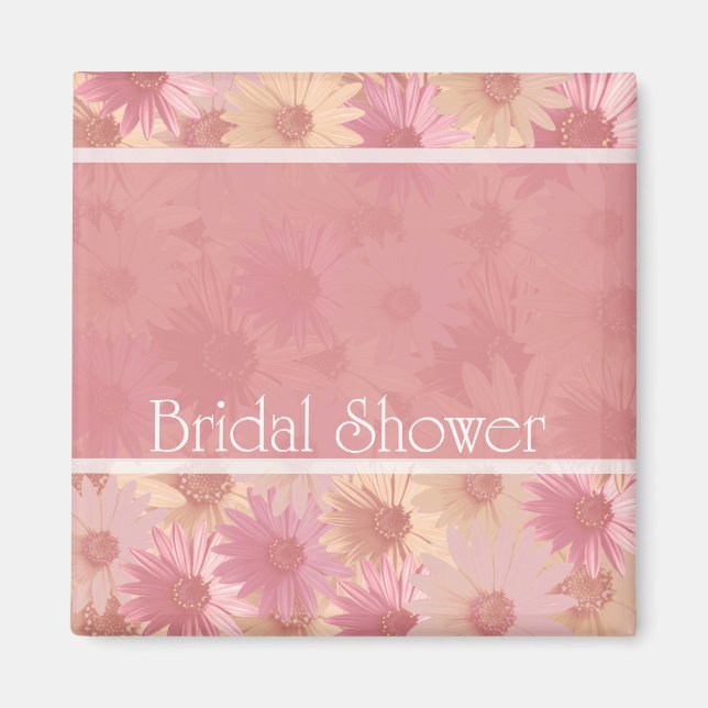 Aimant douches nuptiales rose (Devant)