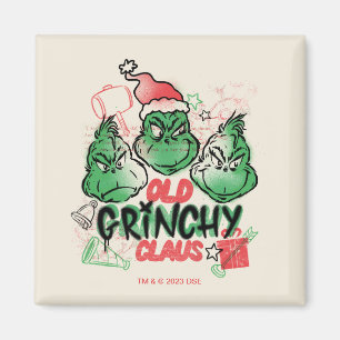 Aimant Dr Seuss   Vieux Claus Grinch