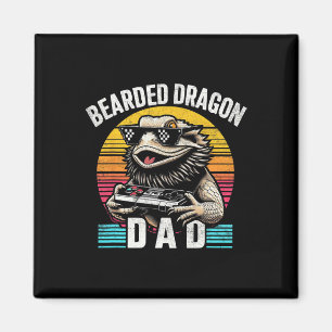 Aimant Dragon barbu Papa Vidéo Vintage Jeu Lizard Repti