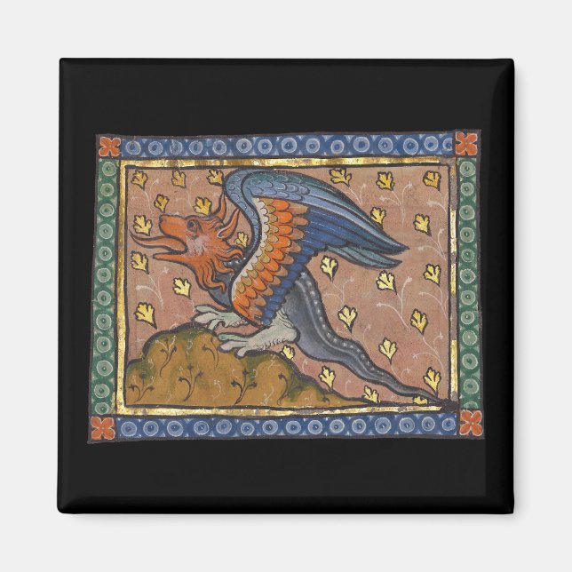 Aimant Dragon Bestiaire Médiéval c. 1270 (Devant)