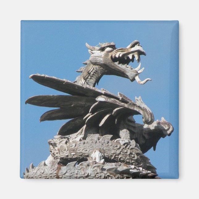 Aimant Dragon, City Hall Cardiff, Pays de Galles, Royaume (Devant)