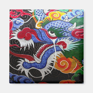 Aimant Dragon coloré