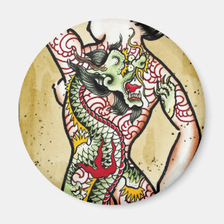 Aimant Dragon Geisha