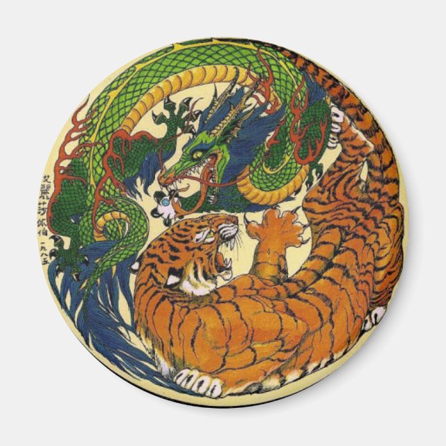 AIMANT DRAGON TIGER (Devant)