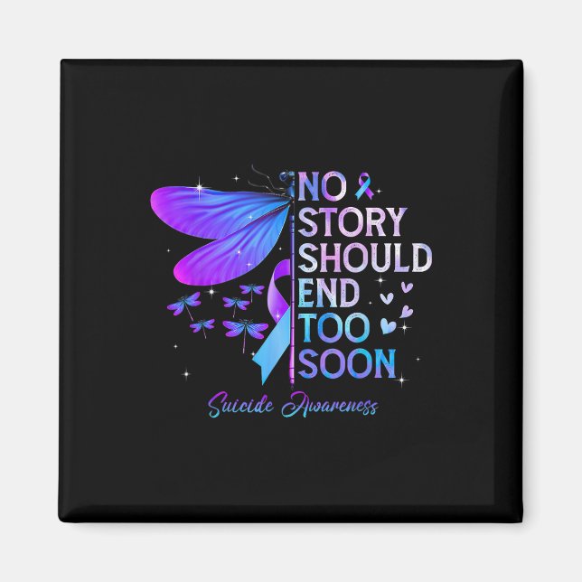Aimant Dragonfly Aucune Histoire Ne Devrait Pas Finir Tro (Devant)