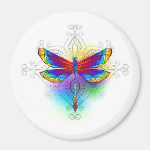 Aimant Dragonfly en arc-en-ciel