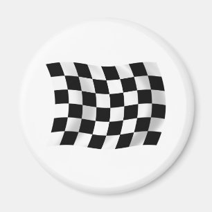 Aimant Drapeau à Damier