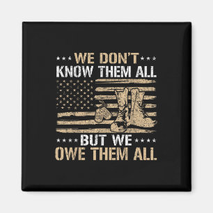 Aimant Drapeau américain des vétérans patriotiques 4 juil