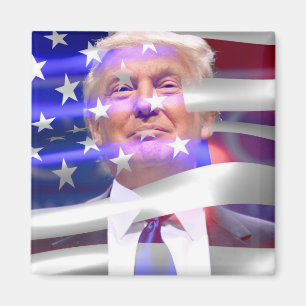 Aimant drapeau américain trump 2020