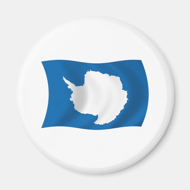Aimant Drapeau Antarctique (Devant)