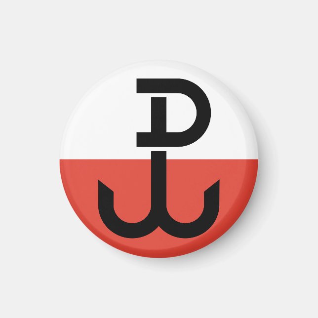 Aimant Drapeau Armia Krajowa (Devant)