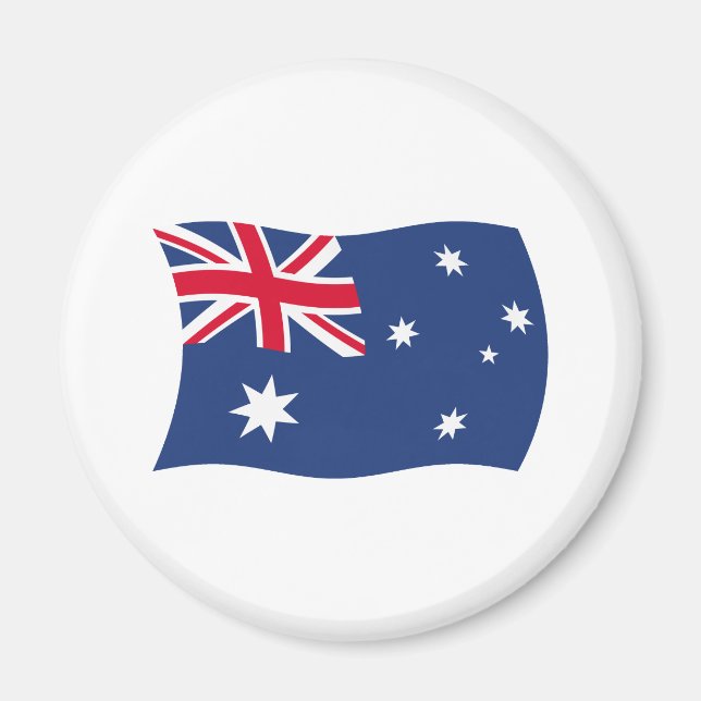 Aimant Drapeau Australien (Devant)