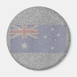 Aimant Drapeau australien scintillant